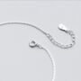 Sterling Silver Cat Anklet With Hanging Bell Charm, thumbnail 3 of 4