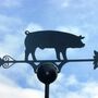 Pig Weathervane Made In Britain, thumbnail 2 of 3
