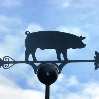 Pig Weathervane Made In Britain, 2 of 3