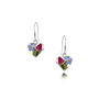 Real Flower Drop Earrings By Shrieking Violet®, thumbnail 6 of 12