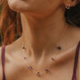 925 Sterling Silver Raw Amethyst Stone Crystal Necklace, thumbnail 2 of 5
