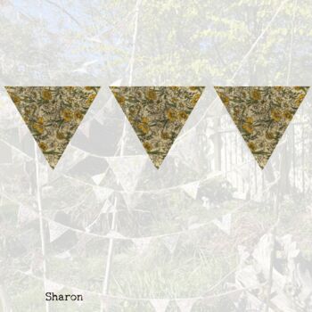 Handmade Floral Fabric Bunting, 11 of 11