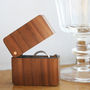 Walnut And Copper Wooden Hinged Ring Box, thumbnail 4 of 4