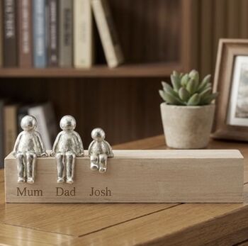 Personalised Our Family Ornament With Choice Of Figures, 2 of 11