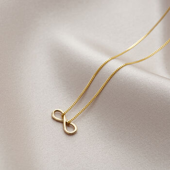 9ct Gold Infinity Necklace, 6 of 10