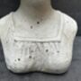 26cm Cream Vintage Style Ladies Bust Head Statue Decor, thumbnail 8 of 11