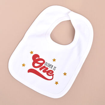 1st Birthday Baby Bib, 5 of 5