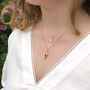 Fish Pendant Necklace Gold Vermeil, thumbnail 2 of 8