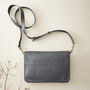 Fair Trade Leather Clutch Bag Detachable Strap, thumbnail 4 of 12