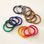 Fair Trade Handmade Glass Bead Tube Bracelets Mix Match, thumbnail 1 of 12