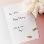 Personalised Be My Bridesmaid Autumn Flowers Card, thumbnail 3 of 3