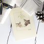 Donkeys Under The Mistletoe Christmas Card, thumbnail 4 of 4
