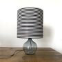 Black And White Striped Lampshade, thumbnail 8 of 8