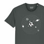 Everything Revolves Around Football Organic T Shirt, thumbnail 3 of 5
