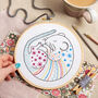 Dormouse Embroidery Kit, thumbnail 1 of 7