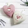 Personalised Hanging Heart Gift For Girls Christening Or 1st Holy Communion, thumbnail 10 of 11