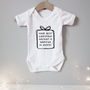 Personalised Occasion Baby Announcement Bodysuit, thumbnail 2 of 6