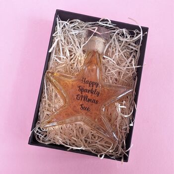 Personalised Christmas Gin Star, 4 of 5