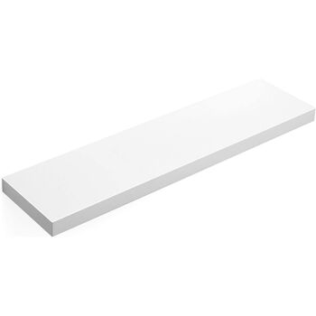 80 Cm White Floating Wall Mounted Shelf, 4 of 7
