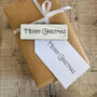 Merry Christmas Large Rubber Stamp For Crafting, thumbnail 5 of 6