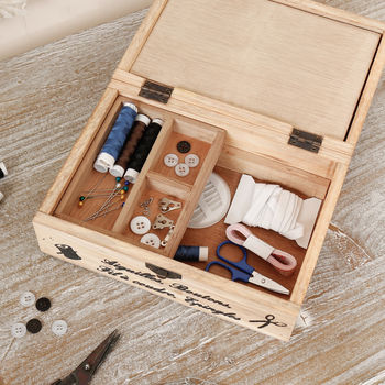 French Inspired Sewing And Crafts Box For Her, 6 of 6