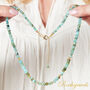 Blue Opal Beaded Short Collar Necklace, thumbnail 7 of 8