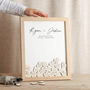 Autograph Drop Top Frame Wedding Guest Book, thumbnail 1 of 5