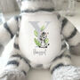 Personalised Alphabet Zebra Teddy Bear New Baby, Christening Or 1st Birthday Gift, thumbnail 4 of 12