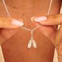 Vintage Ballet Shoes Charm Necklace, thumbnail 1 of 8