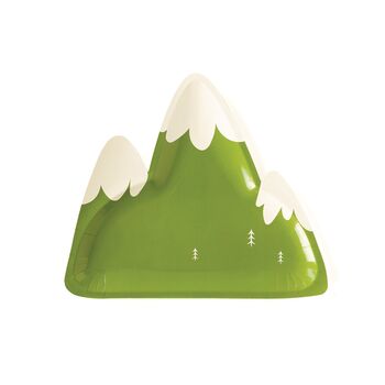 Adventure Mountain Shaped Party Plates X Eight, 2 of 3