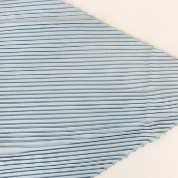 Silver Colour Pleated Silky Scarf, 2 of 4