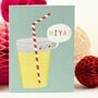 Mini Lemonade Greetings Card, thumbnail 4 of 5