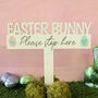 Easter Bunny Stop Here Sign, thumbnail 2 of 2