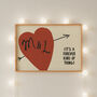 It’s A Forever Kind Of Thing Personalised Heart Print, thumbnail 1 of 11