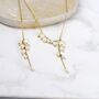 Delicate Black Or White Pearl Waterfall Necklace, thumbnail 9 of 11