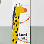 Personalised Giraffe Height Chart, thumbnail 3 of 5