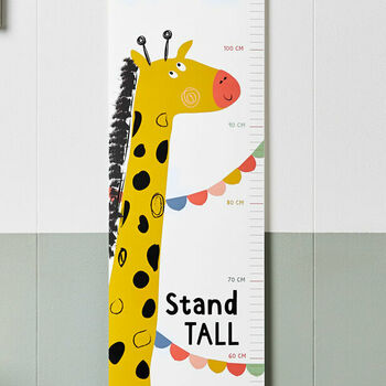 Personalised Giraffe Height Chart, 3 of 5