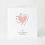 Valentine’s Day Card For Mummy From Baby Or Children Pink Heart Design, thumbnail 1 of 4