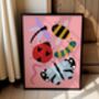 Colourful Bug Art Print, thumbnail 7 of 8