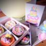 Colourful Happy Birthday Hand Iced Biscuits And Birthday Card Letterbox Gift, thumbnail 9 of 12