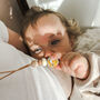 Floral Drop Breastfeeding And Teething Necklace, thumbnail 2 of 5