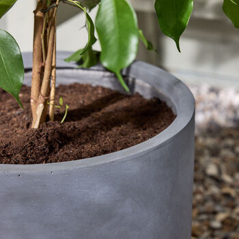 Noma Grey Footed Planter, 7 of 10