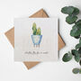 Funny Plant Pun Plantable Seed Paper Card, thumbnail 1 of 2