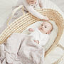 Vintage Daisy Baby/Toddler Blanket Handmade With Organic Mulsin And Boucle Fleece, thumbnail 4 of 12