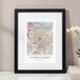 Our First Home Personalised UK Map Print, thumbnail 11 of 12