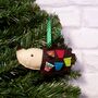 Hedgehog Handmade Christmas Decoration Traditional, thumbnail 1 of 2