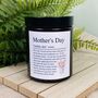 Personalised Mother's Day Definition Apothecary Candle, thumbnail 1 of 5