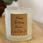 Personalised Cork Label Candle Jar, thumbnail 1 of 7