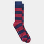 Men's Three Sock Gift Box Navy And Wine, thumbnail 5 of 5