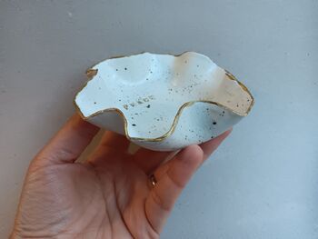 Scalloped Peace Clay Dish, 3 of 8